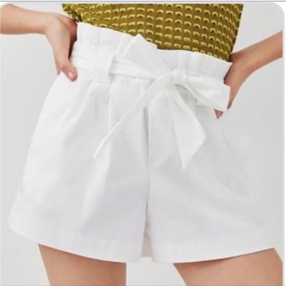 Zara White Paperbag Shorts - Picture 8 of 8
